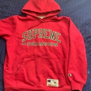 Supreme x champion hoodie